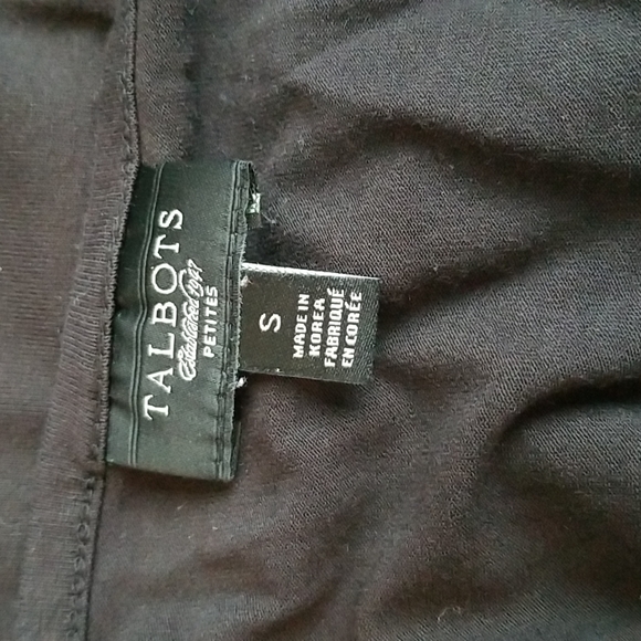 (S) Talbots Petites Soft Rayon Blend V Neck Versatile Tank Top Ruched Straps Wow - Picture 3 of 7